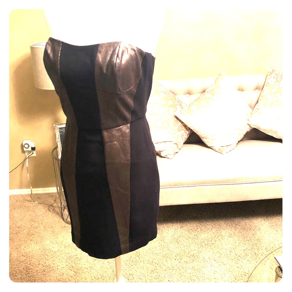 Black mini dress